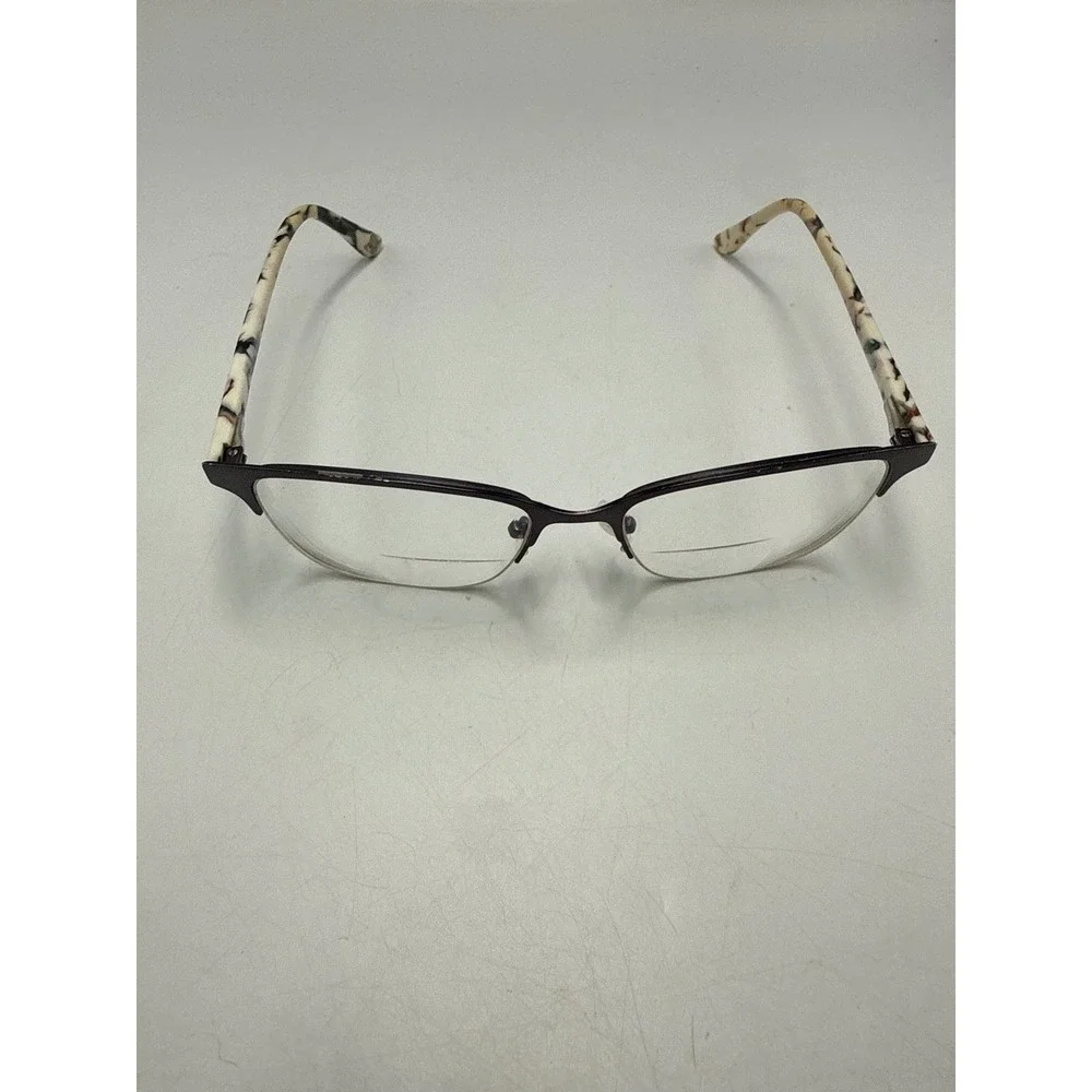 Christian Lacroix CL 3033 902 Semi Rimless Cat Eye Eyeglass Frames Marbled 53mm